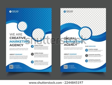 Template vector design for Magazine, Poster, Corporate Presentation, corporate flyer template