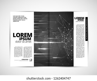 Template vector design ready for use for brochure, annual report or magazine