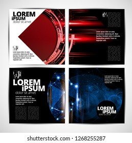 Template vector design ready for use for brochure, annual report or magazine