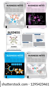 Template vector design ready for use for brochure, annual report or magazine