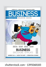 Template vector design ready for use for brochure, annual report or magazine