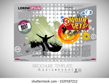 Template vector design ready for use for brochure, annual report or magazine