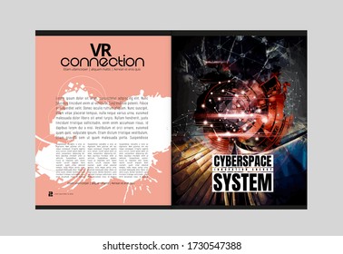 Template vector design ready for use for brochure, annual report or magazine