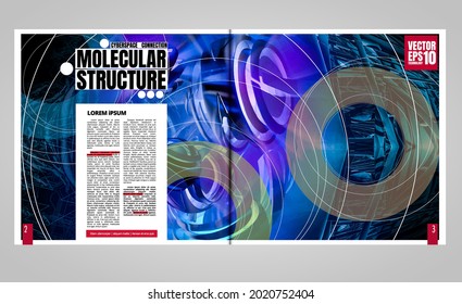 Template vector design ready for use for brochure, annual report or magazine