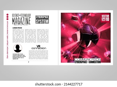 Template vector design ready for use for brochure, annual report or magazine