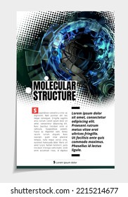 Template vector design ready for use for brochure, annual report or magazine.