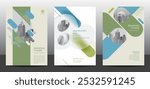 Template vector design set  for Brochure, AnnualReport, Corporate Presentation, Portfolio, Flyer, layout modern, posters collection Eps10