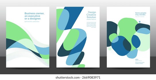Template vector design set  for Brochure, AnnualReport, Corporate Presentation, Portfolio, Flyer, layout modern, posters collection Eps10