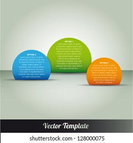 Template, vector eps10 illustration