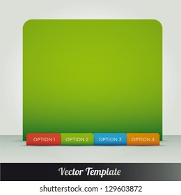 Template, vector eps10 illustration