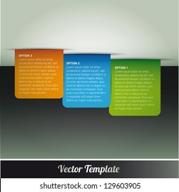 Template, vector eps10 illustration
