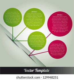 Template, vector eps10 illustration