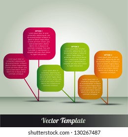 Template, vector eps10 illustration