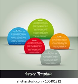 Template, vector eps10 illustration