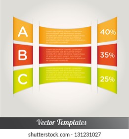 Template, vector eps10 illustration