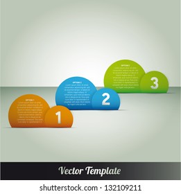 Template, vector eps10 illustration