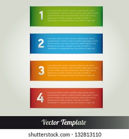 Template, vector eps10 illustration