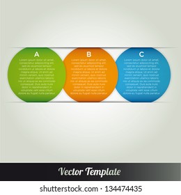 Template, vector eps10 illustration