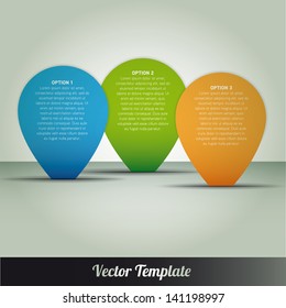 Template, vector eps10 illustration