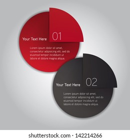 Template, vector eps10 illustration