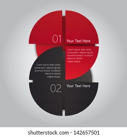 Template, vector eps10 illustration