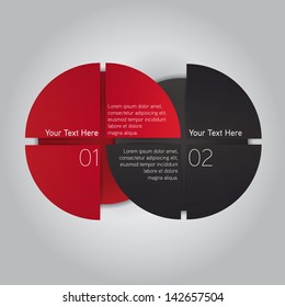Template, vector eps10 illustration