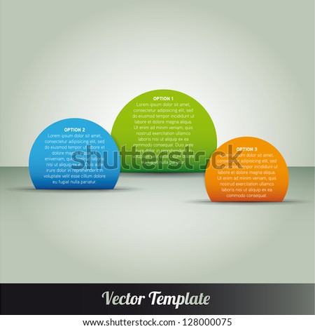 Template, vector eps10 illustration