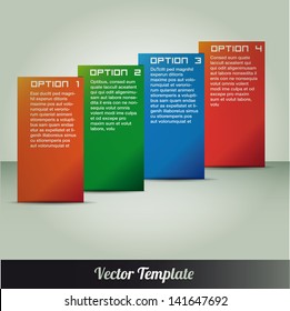 Template, vector eps10 illustration3