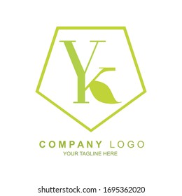Template Vektorillustration Icon YK Natural