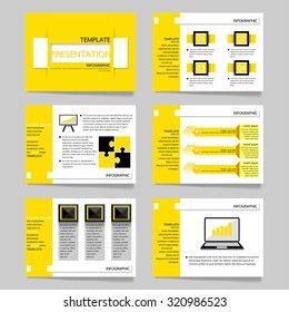  Template vector illustration for presentation slides set of infographic modern layout design 