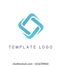 template vector logo  on the white background