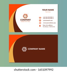 Template Vektorillustration Professional Design Business Card