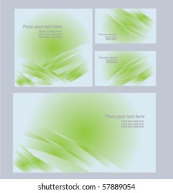 Template vector set  for business artworks
