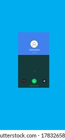 template video call for handphone. Whatsapp video call
