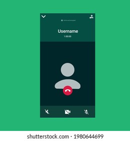 Template Video Call For Handphone. WhatsApp Voice Video Calling. Ui Ux Interface, Telegram, Iphone Incoming Call. Group Calling