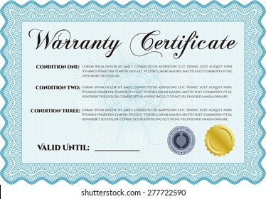 Certificate Template Printable Editable Design Diploma Stock Vector ...