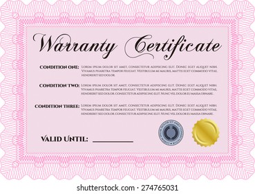 Template Warranty. Complex frame. Very Customizable. Easy to print. 
