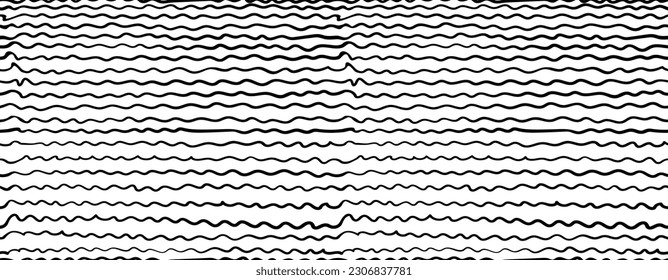 Template with wavy horizontal ink lines.
