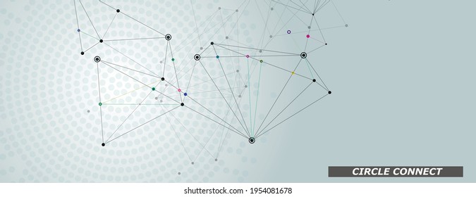 Template for web design. Digital technology background. Communication concept. Biology, science background. Information technology