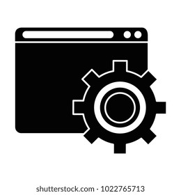 template web with gears