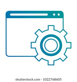 template web with gears