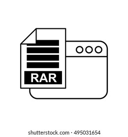 template web page with electronic file vector illustration design