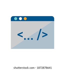 template web page isolated icon vector illustration design
