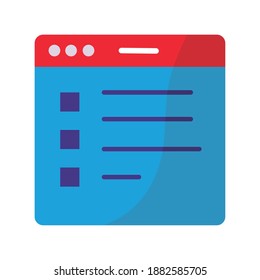 template web page isolated icon vector illustration design
