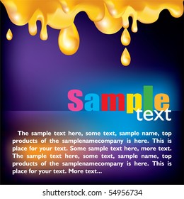 Template web site page "Liquid gold substance"