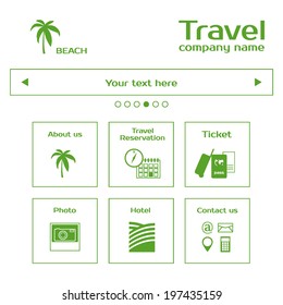 Template Web Site Tourism