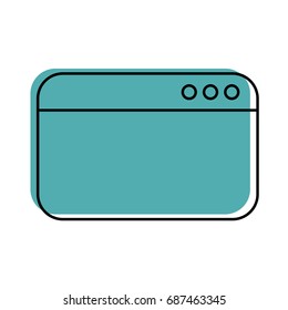 template webpage isolated icon