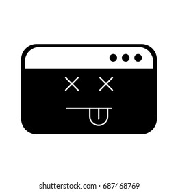 template webpage kawaii character