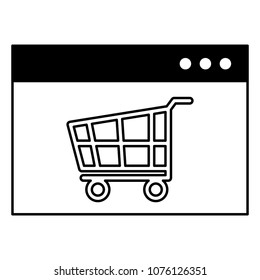 template webpage with shopping cart
