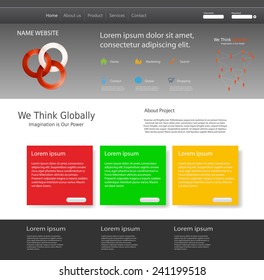 Template for website, you can easy editable